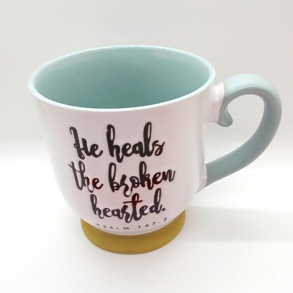 Scripture double sided cup